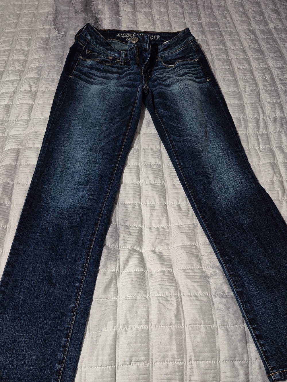 American Eagle Outfitters Women's Dark Indigo Skinny Jeans